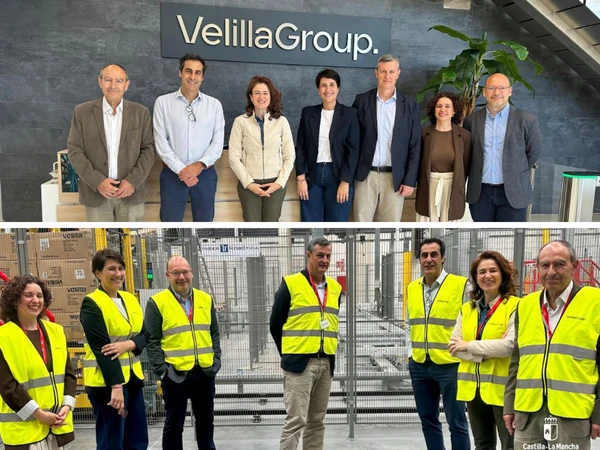 Recibimos una visita institucional en nuestro centro logístico de Albacete